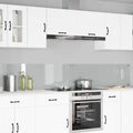 Küchenrückwand 2 pcs Transparent 120 x 40 cm Gehärtetes Glas