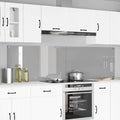 Küchenrückwand 2 pcs Hellgrau 110 x 60 cm Gehärtetes Glas