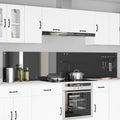 Küchenrückwand 2 pcs Dunkelgrau 120 x 50 cm Gehärtetes Glas