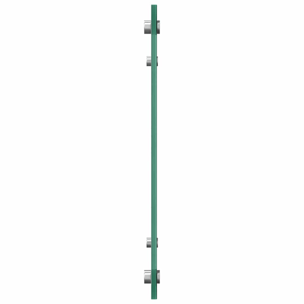 Küchenrückwand 2 pcs Weiß 80 x 40 cm Gehärtetes Glas