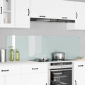 Küchenrückwand 2 pcs Weiß 90 x 50 cm Gehärtetes Glas