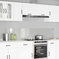 Küchenrückwand 2 pcs Transparent 100 x 40 cm Gehärtetes Glas