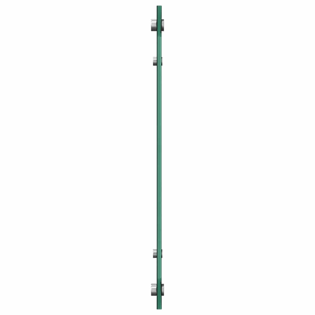 Küchenrückwand 2 pcs Schwarz 80 x 50 cm Gehärtetes Glas