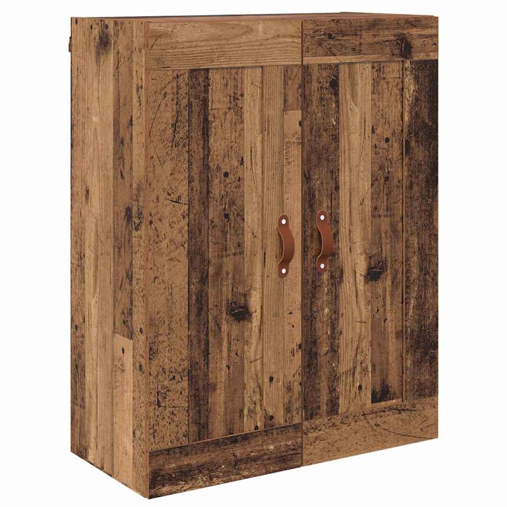 Wandmontierter Schrank 2 pcs Altholz 69,5 x 34 x 90 cm