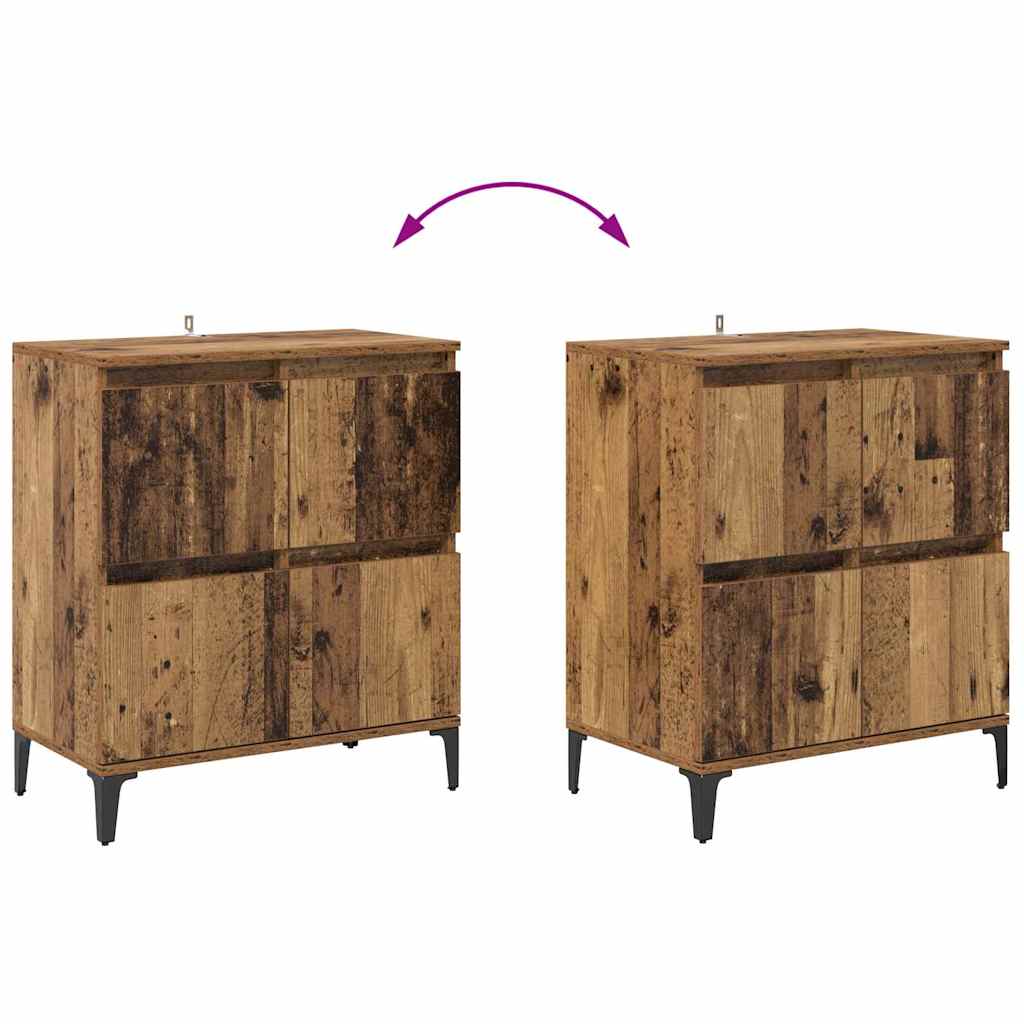 Sideboards 3 pcs Altholz 60 x 35 x 70 cm Holzwerkstoff