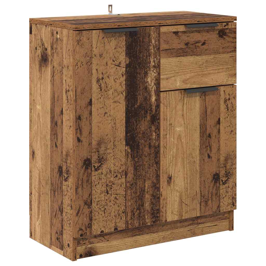 Sideboards 2 pcs Altholz 60 x 30 x 70 cm Holzwerkstoff