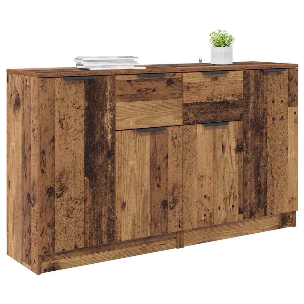 Sideboards 2 pcs Altholz 60 x 30 x 70 cm Holzwerkstoff