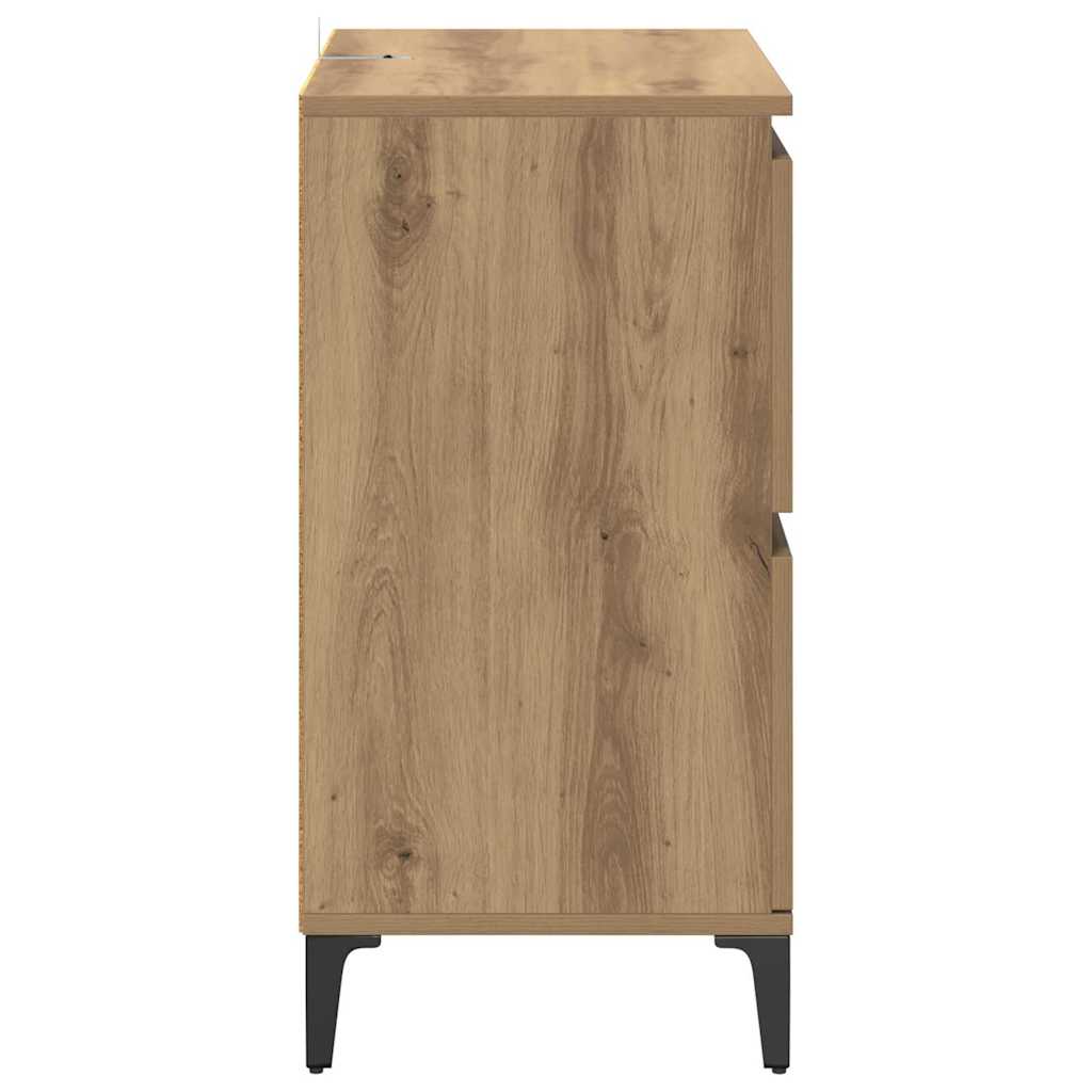 Sideboards 2 pcs Artisan-Eiche 60 x 35 x 70 cm Holzwerkstoff