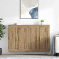 Wandmontierter Schrank 2 pcs Artisan-Eiche 69,5 x 34 x 90 cm