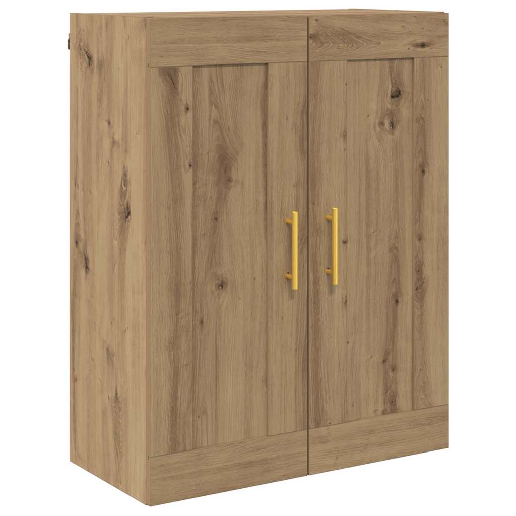 Wandmontierter Schrank 2 pcs Artisan-Eiche 69,5 x 34 x 90 cm