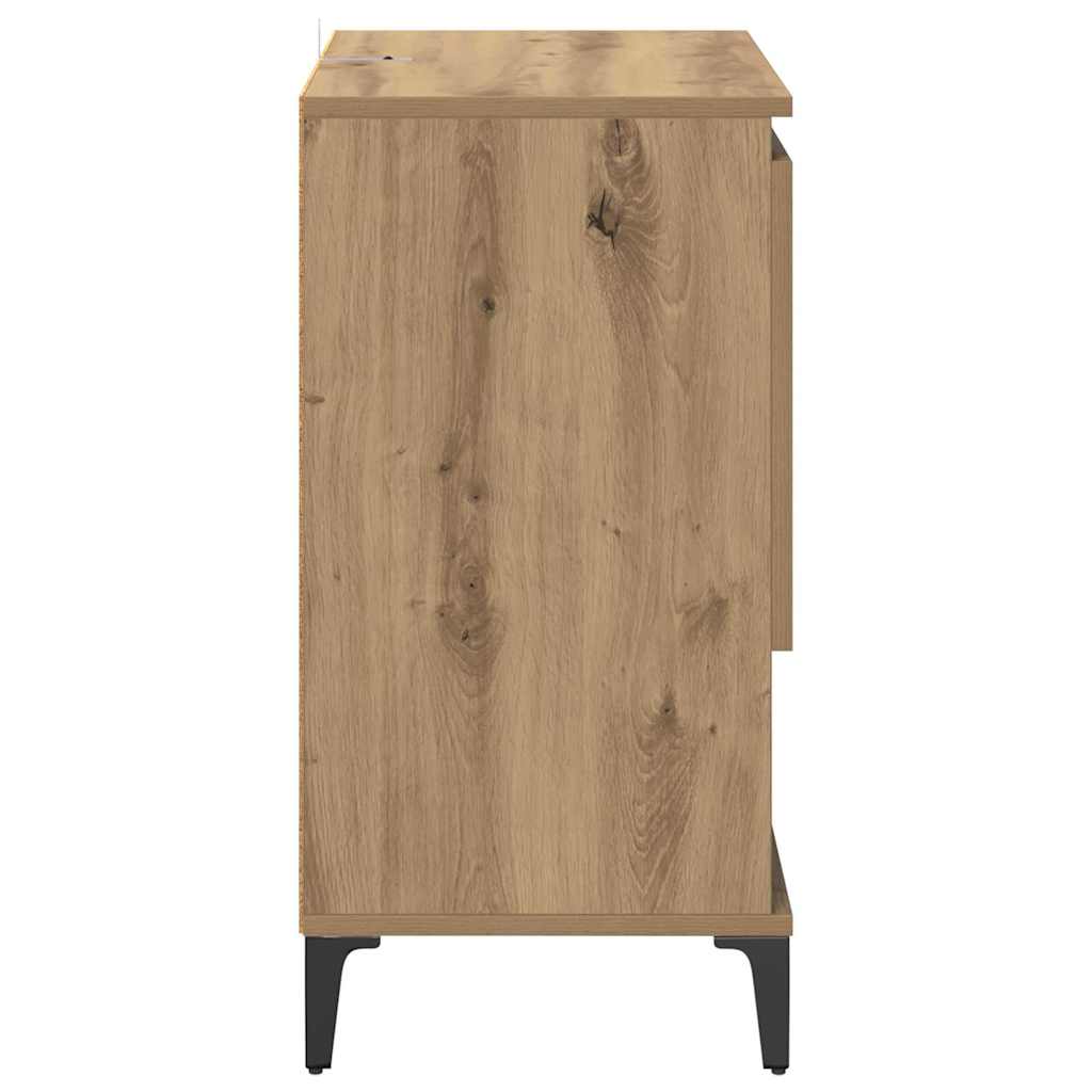 Sideboards 3 pcs Artisan-Eiche 60 x 35 x 70 cm Holzwerkstoff