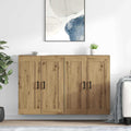 Wandmontierter Schrank 2 pcs Artisan-Eiche 69,5 x 34 x 90 cm