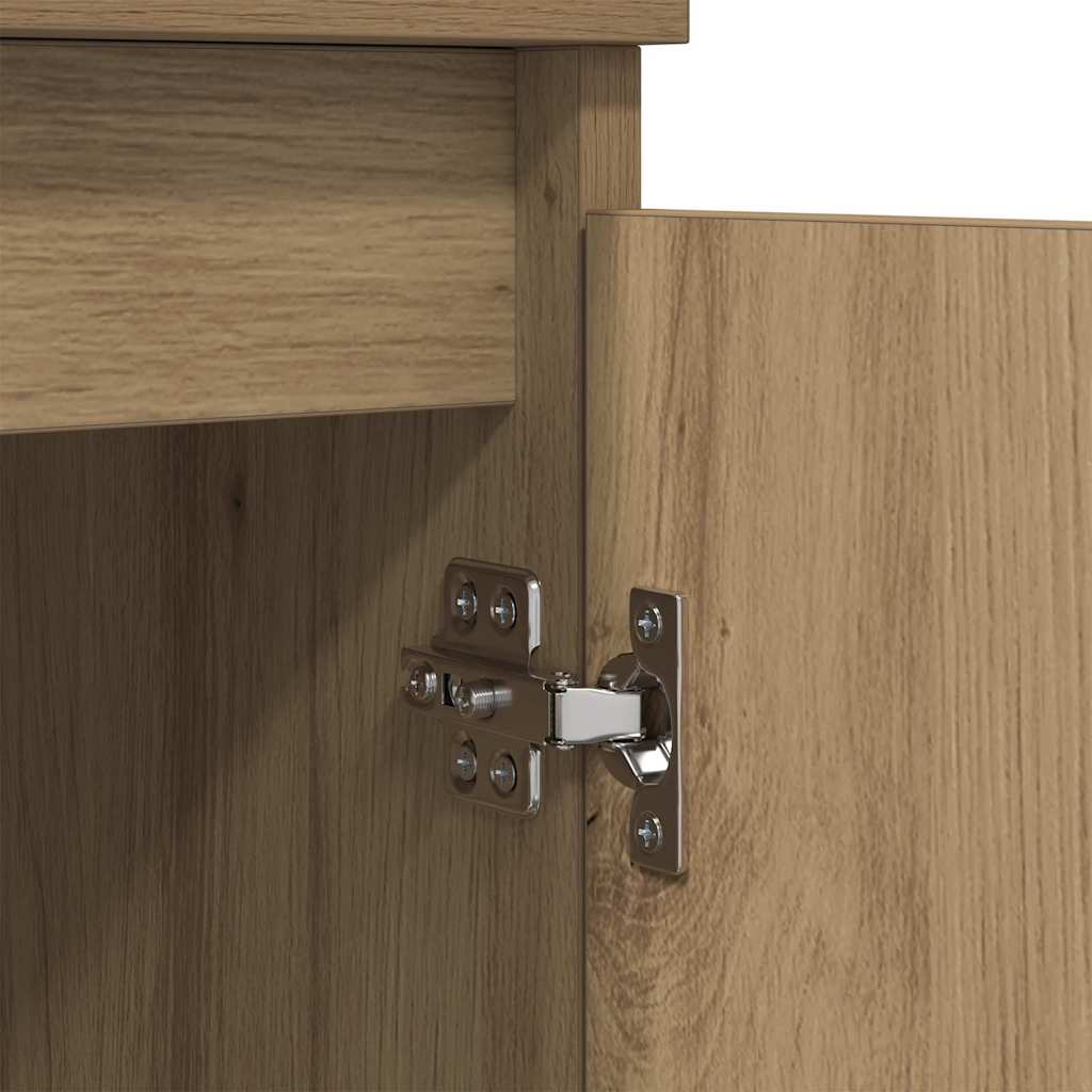 Sideboards 2 pcs Artisan-Eiche 60 x 35 x 70 cm Holzwerkstoff
