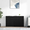Sideboards 2 pcs Schwarz Eichen-Optik 60 x 30 x 70 cm