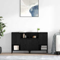 Sideboards 2 pcs Schwarz Eichen-Optik 60 x 35 x 70 cm