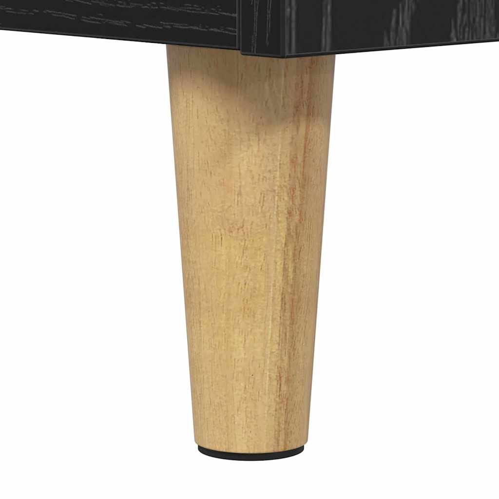 Sideboards 2 pcs Schwarz Eichen-Optik 60 x 35 x 70 cm