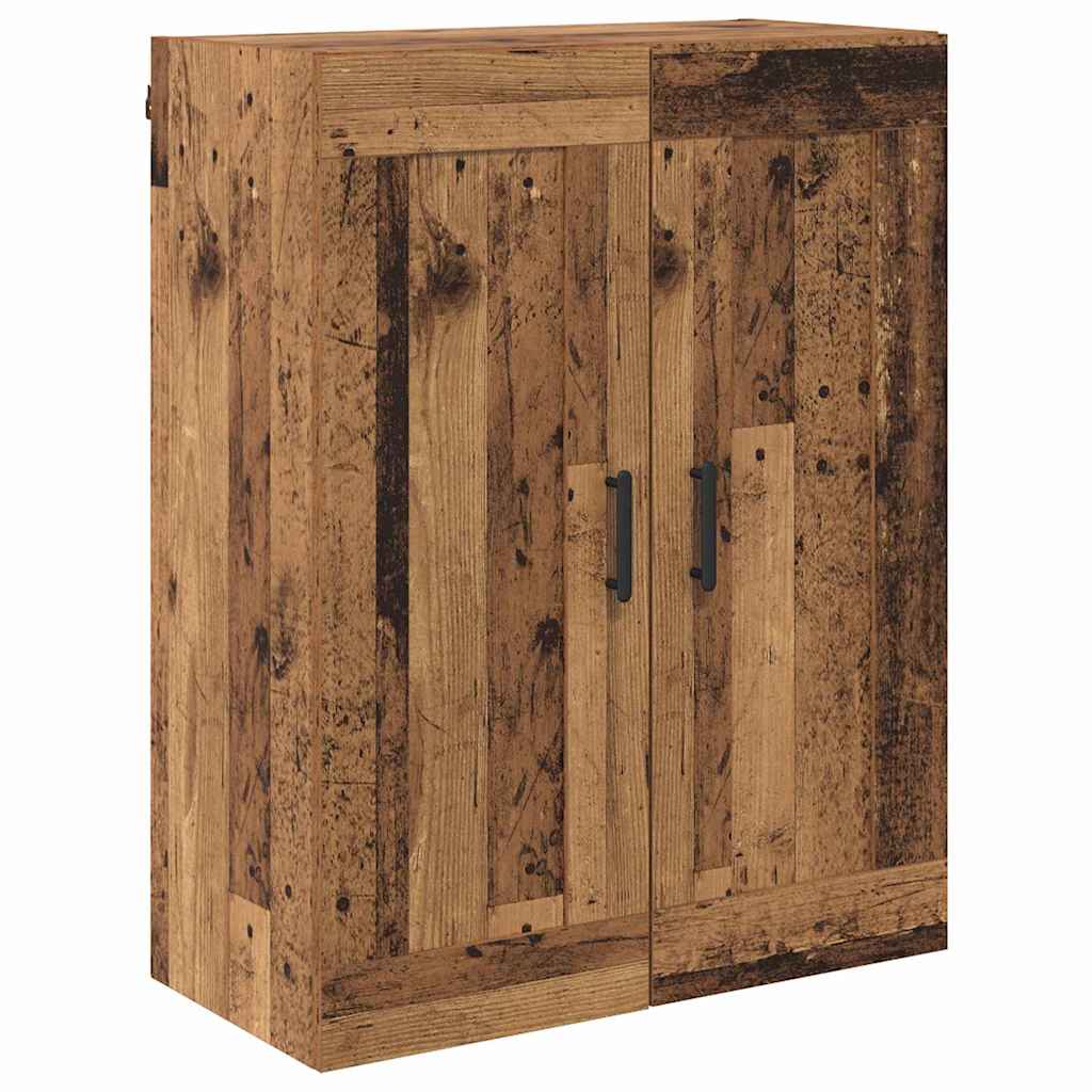 Highboard 2 pcs Altholz Holzwerkstoff