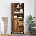 Highboard mit Schubladen 2 pcs Altholz Holzwerkstoff