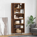 Highboard Altholz 69,5 x 32,5 x 180 cm Holzwerkstoff