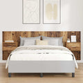 Kopfteil mit Schrank mit Schubladen 3 pcs Altholz Holzwerkstoff