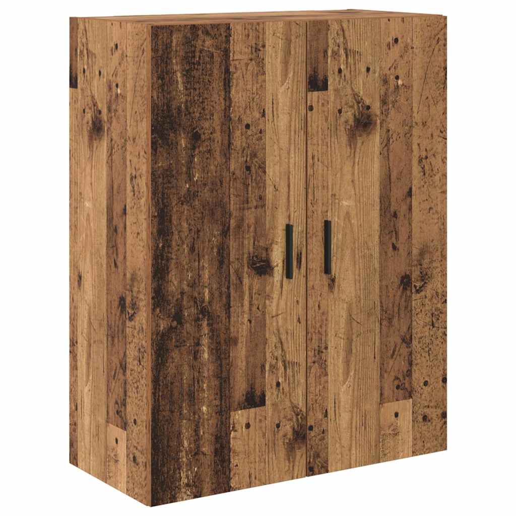 Highboard mit Schubladen 2 pcs Altholz Engineered Wood und Glas