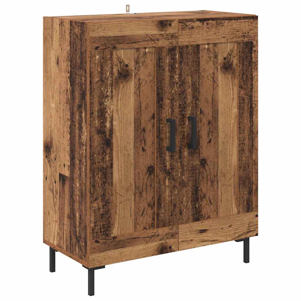 Highboard Altholz 69,5 x 34 x 180 cm Holzwerkstoff