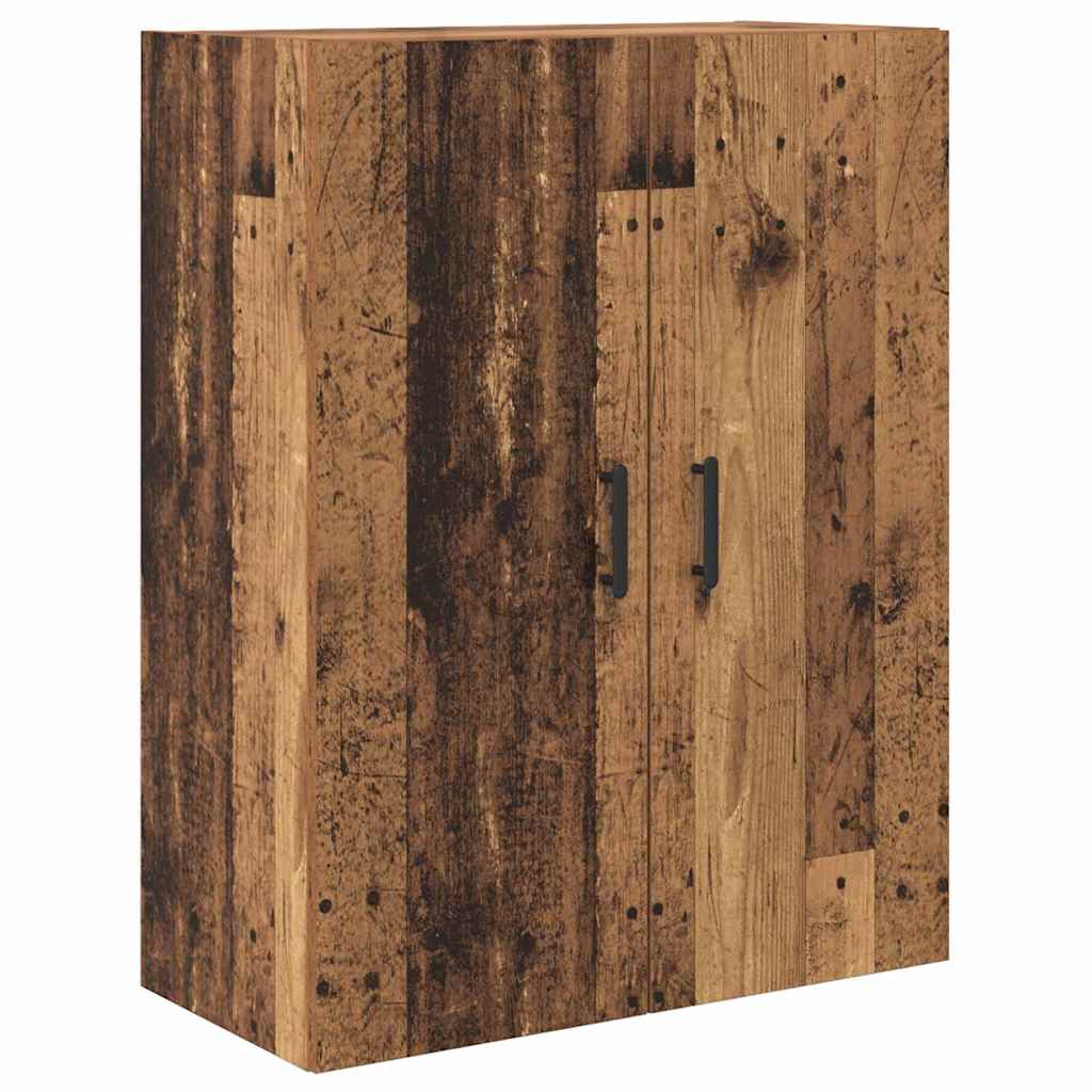Highboard Altholz 69,5 x 34 x 180 cm Holzwerkstoff