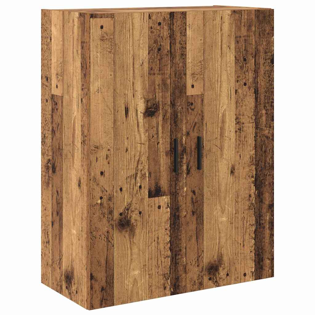 Highboard 2 pcs Altholz Holzwerkstoff