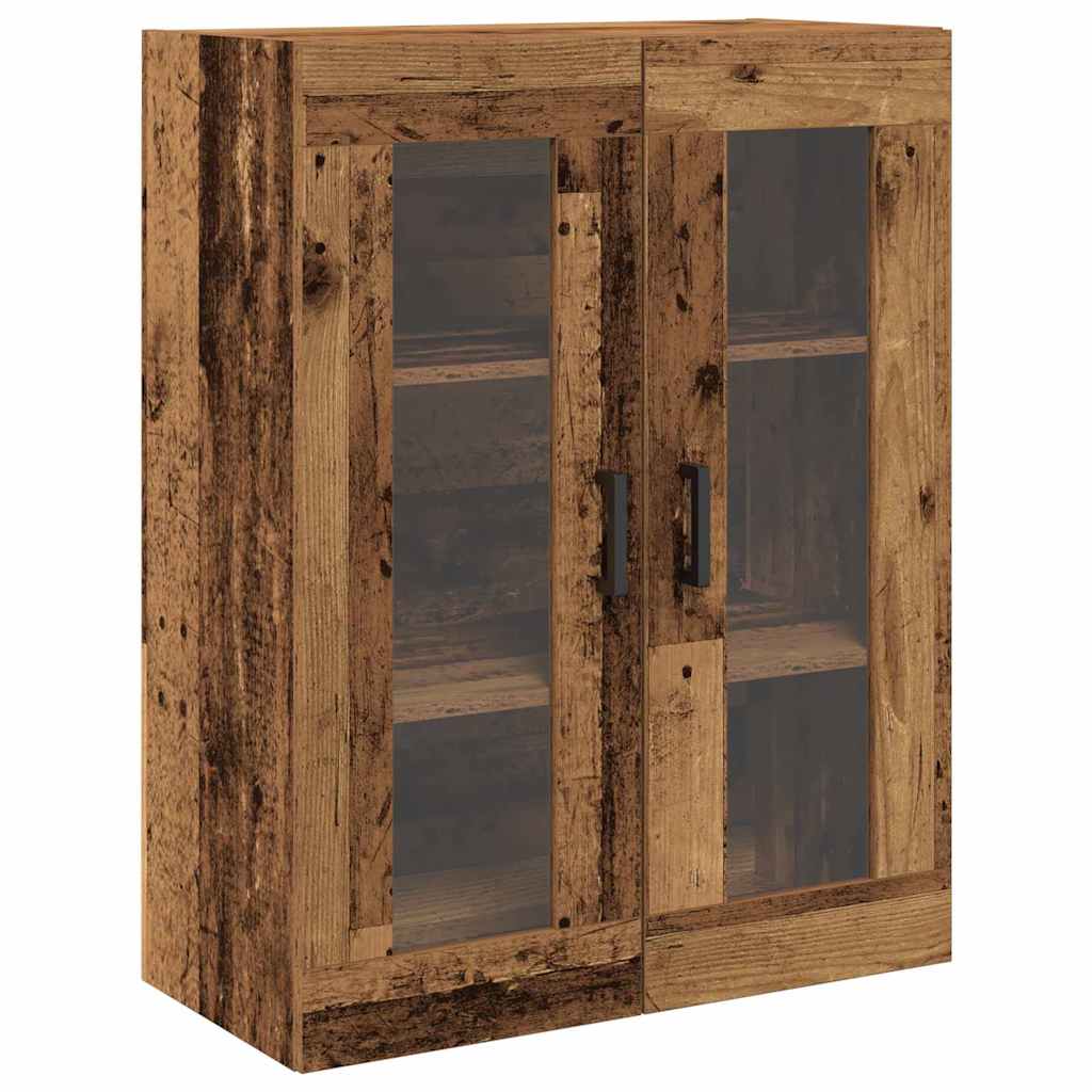 Highboard 2 pcs Altholz Holzwerkstoff