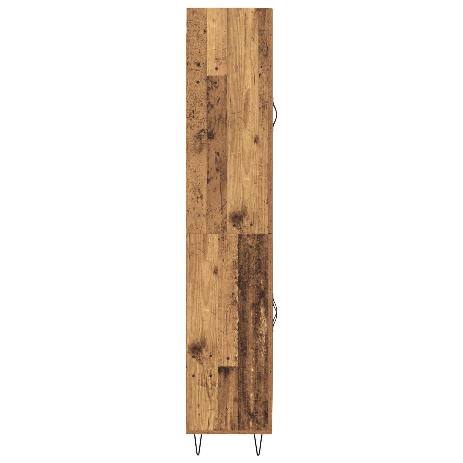 Highboard 2 pcs Altholz Holzwerkstoff
