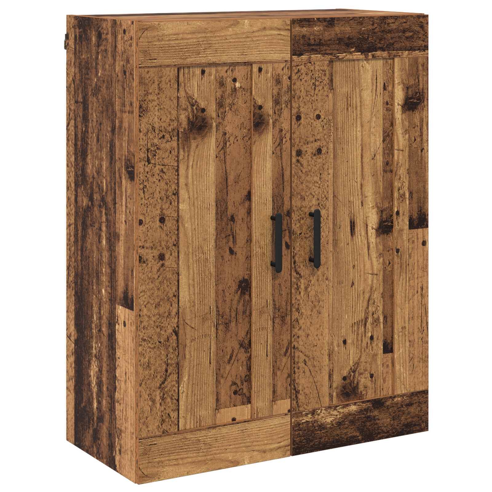 Highboard 2 pcs Altholz Holzwerkstoff