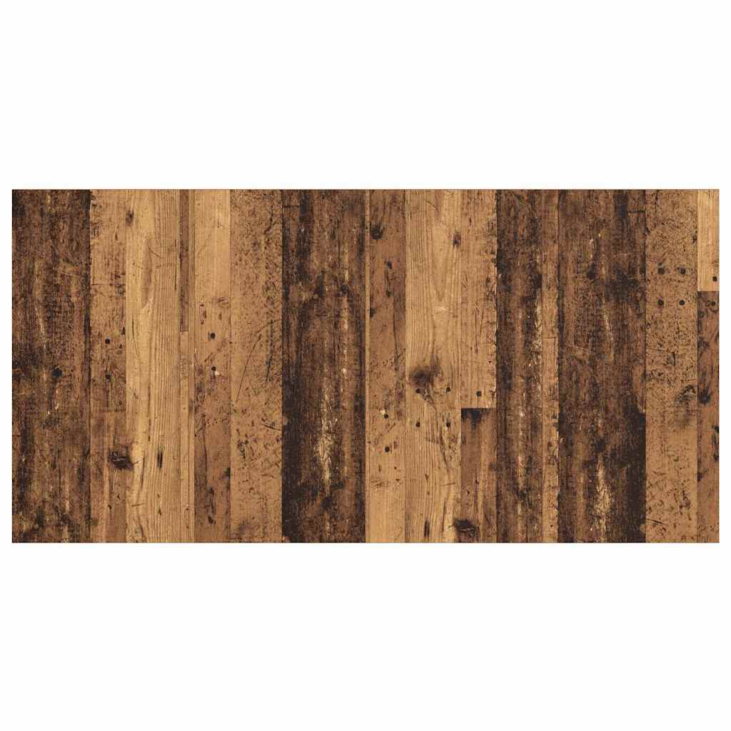 Kopfteil mit Schrank mit Schubladen 3 pcs Altholz Holzwerkstoff