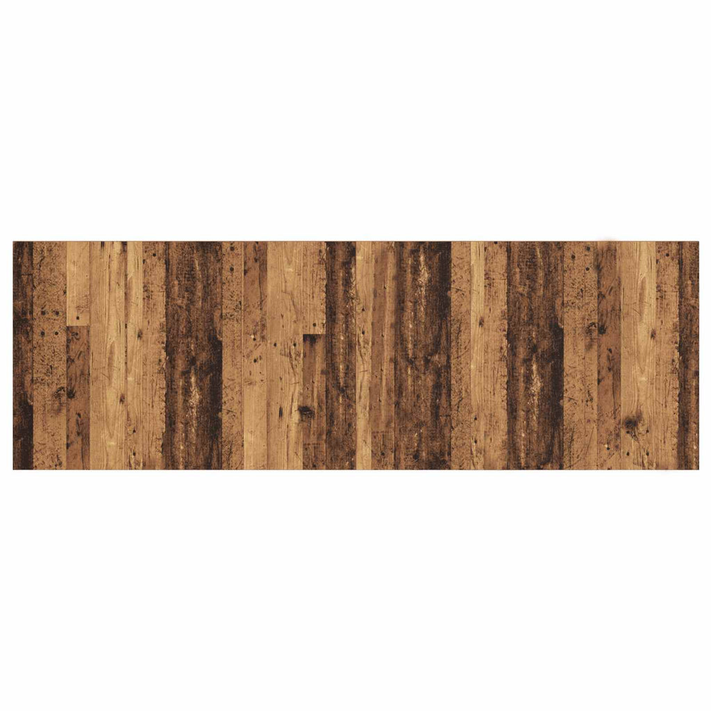 Kopfteil mit Schrank mit Schubladen 3 pcs Altholz Holzwerkstoff