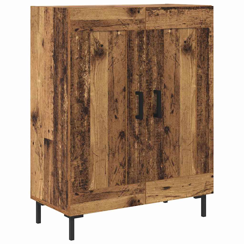 Highboard 2 pcs Altholz Holzwerkstoff