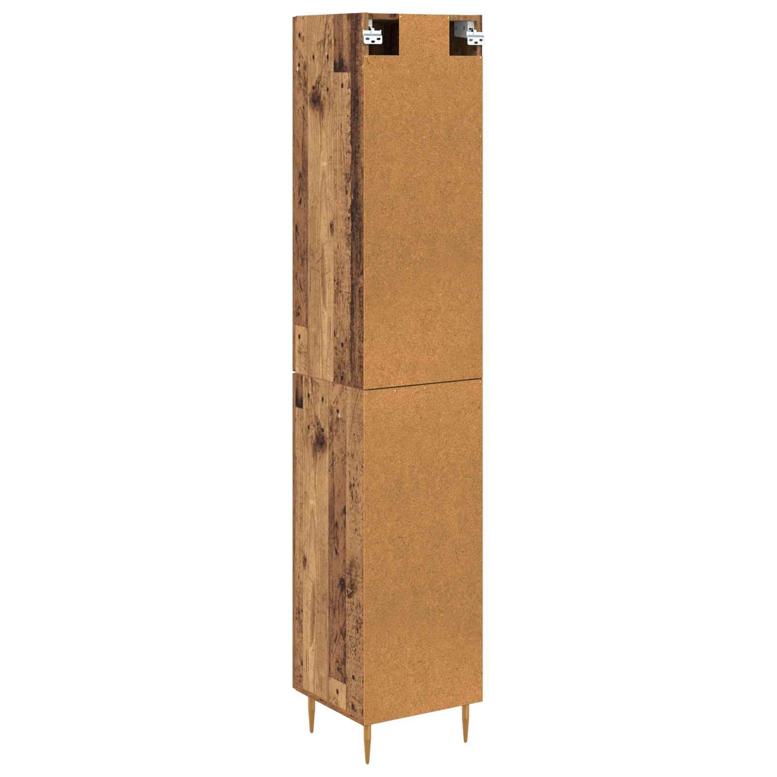 Highboard 2 pcs Altholz Holzwerkstoff