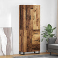 Highboard mit Schubladen 2 pcs Altholz 69,5 x 34 x 180 cm