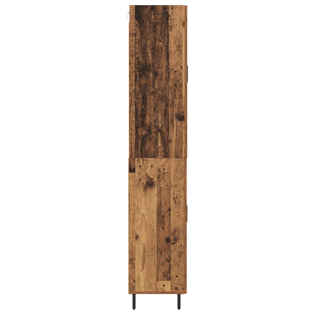 Highboard mit Schubladen 2 pcs Altholz Holzwerkstoff