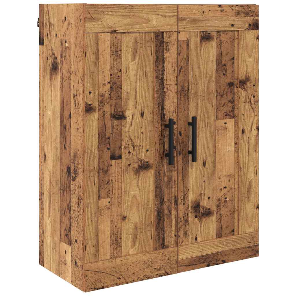 Highboard Altholz 69,5 x 34 x 180 cm Holzwerkstoff
