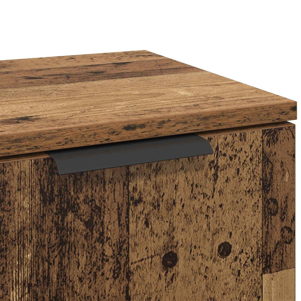 Sideboard mit Schubladen 3 pcs Altholz Holzwerkstoff