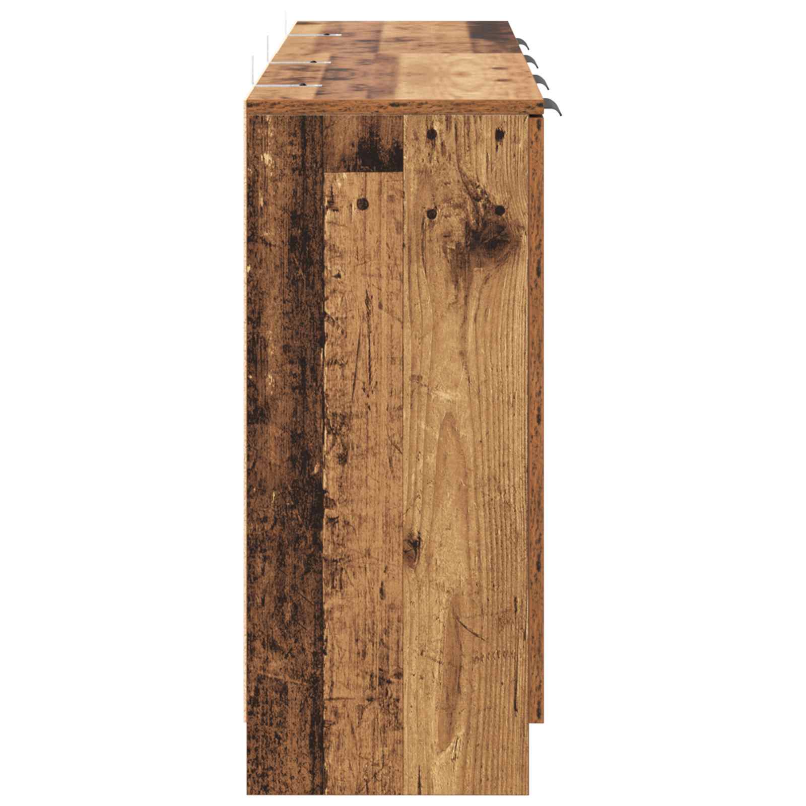 Sideboard mit Schubladen 3 pcs Altholz Holzwerkstoff