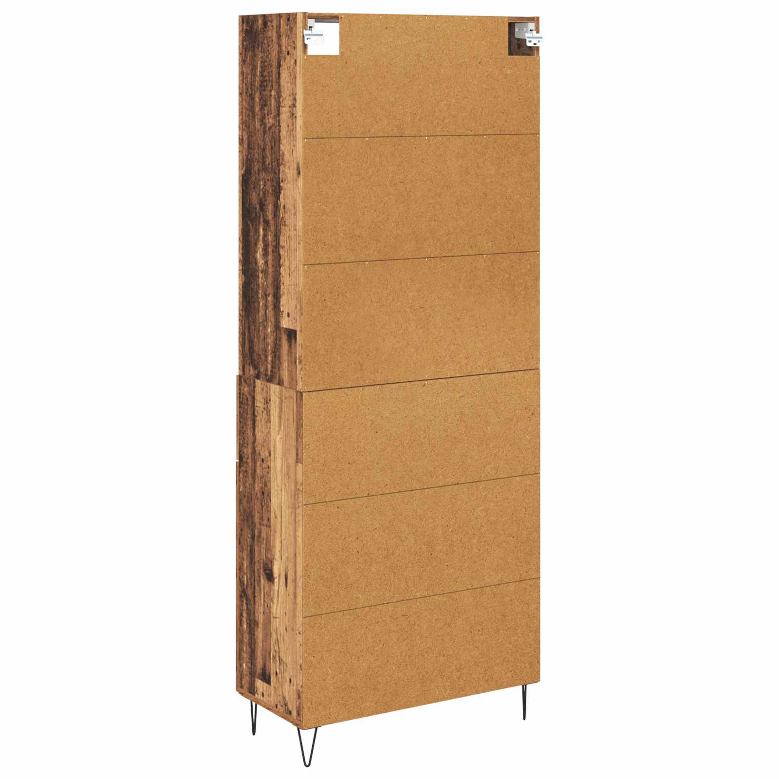 Highboard mit Schubladen 2 pcs Altholz Holzwerkstoff