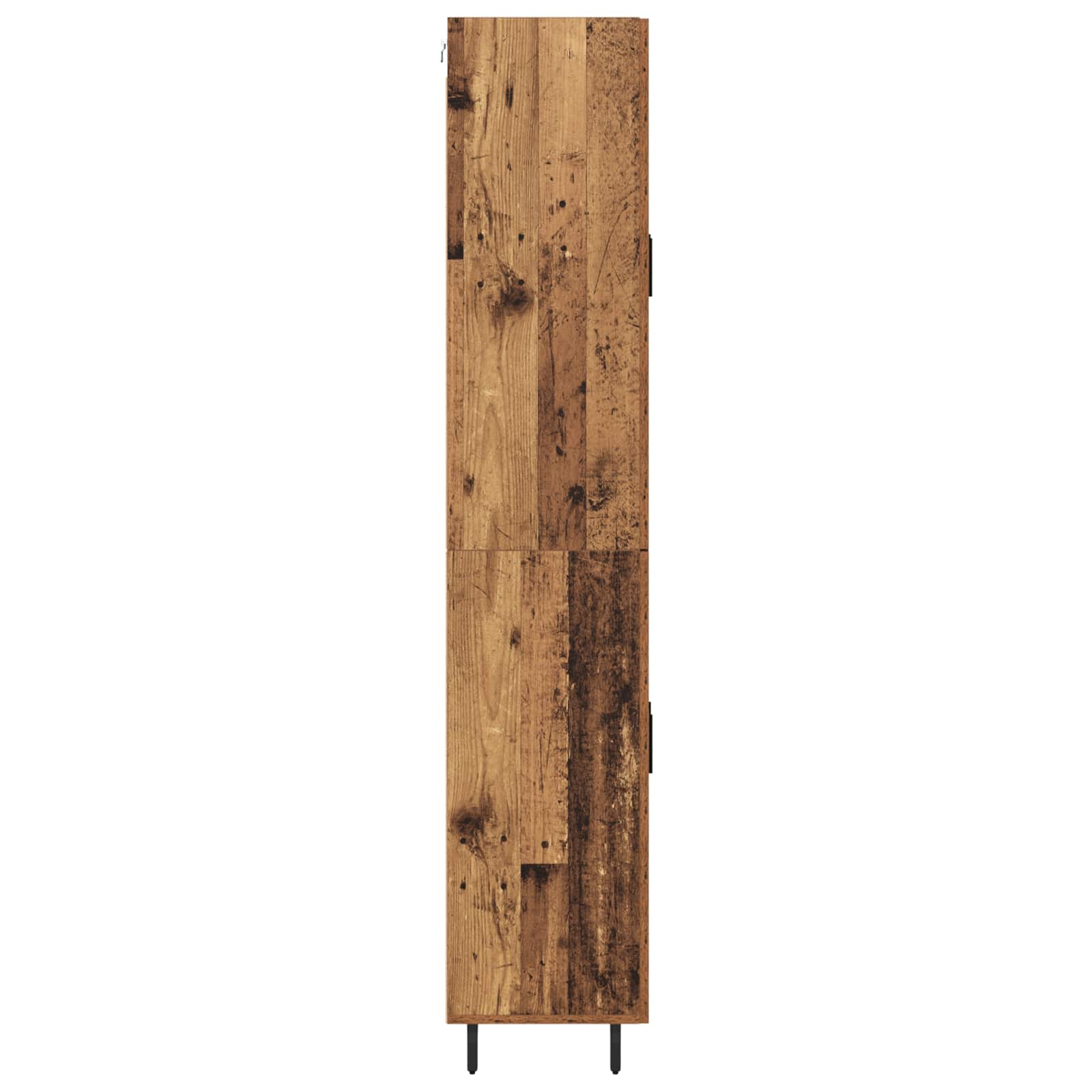 Highboard 2 pcs Altholz Holzwerkstoff