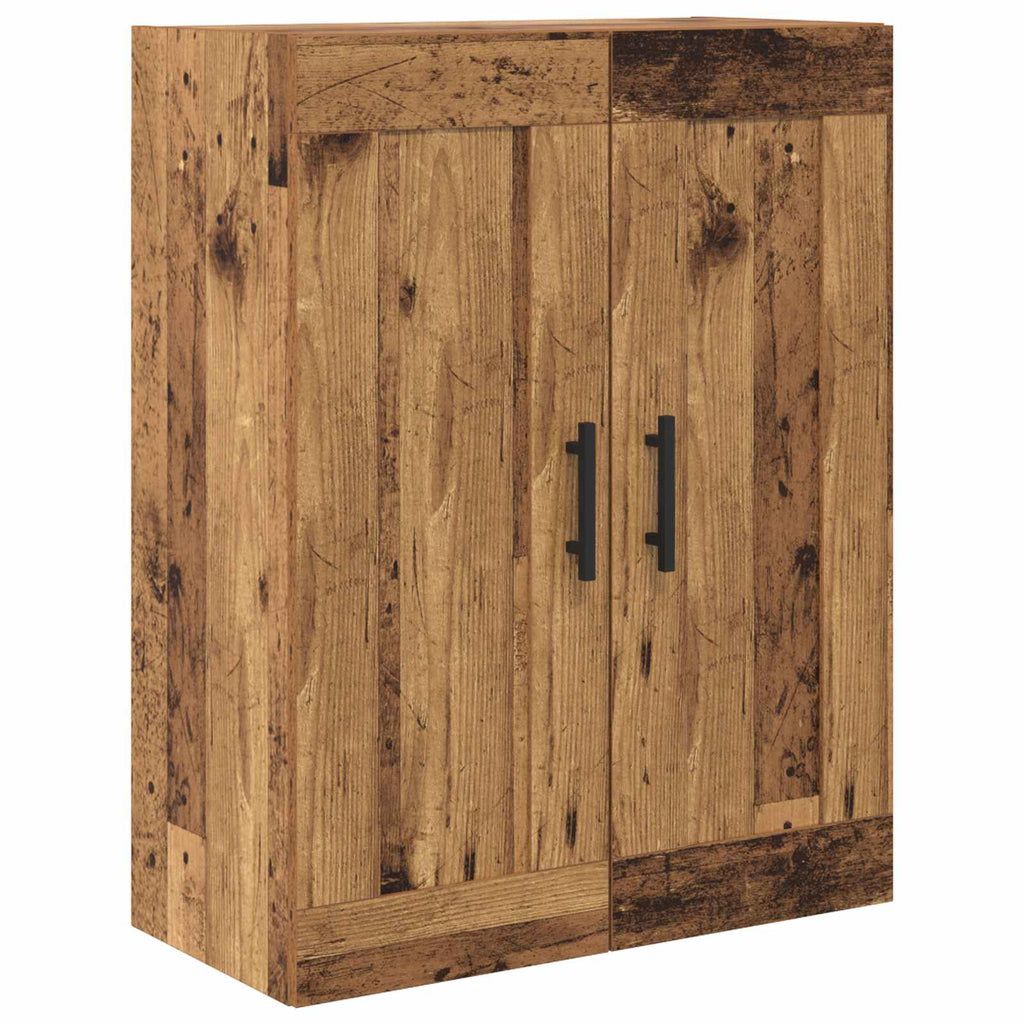 Highboard Altholz 69,5 x 34 x 180 cm Holzwerkstoff