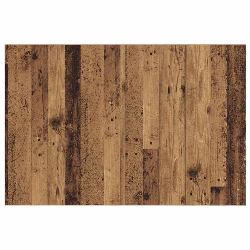 Kopfteil mit Schrank mit Schubladen 3 pcs Altholz Holzwerkstoff
