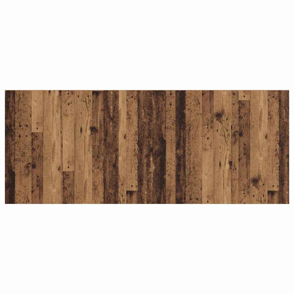 Kopfteil mit Schrank mit Schubladen 3 pcs Altholz Holzwerkstoff