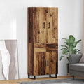 Highboard mit Schubladen 2 pcs Altholz 69,5 x 34 x 180 cm