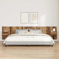 Kopfteil mit Schrank mit Schubladen 3 pcs Altholz Holzwerkstoff