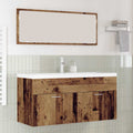 Badezimmerschrank Altholz 100 x 38,5 x 46 cm Holzwerkstoff