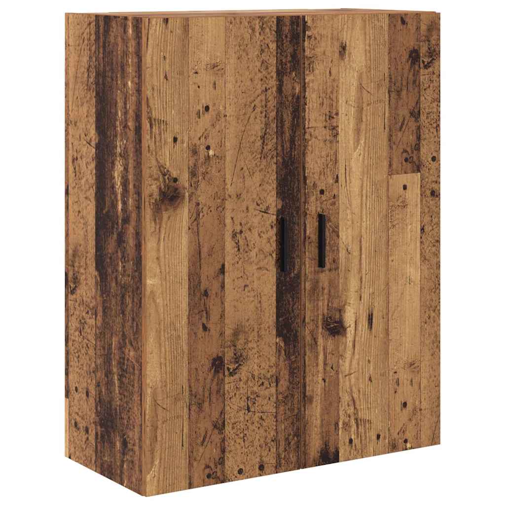 Highboard mit Schubladen 2 pcs Altholz Engineered Wood und Glas