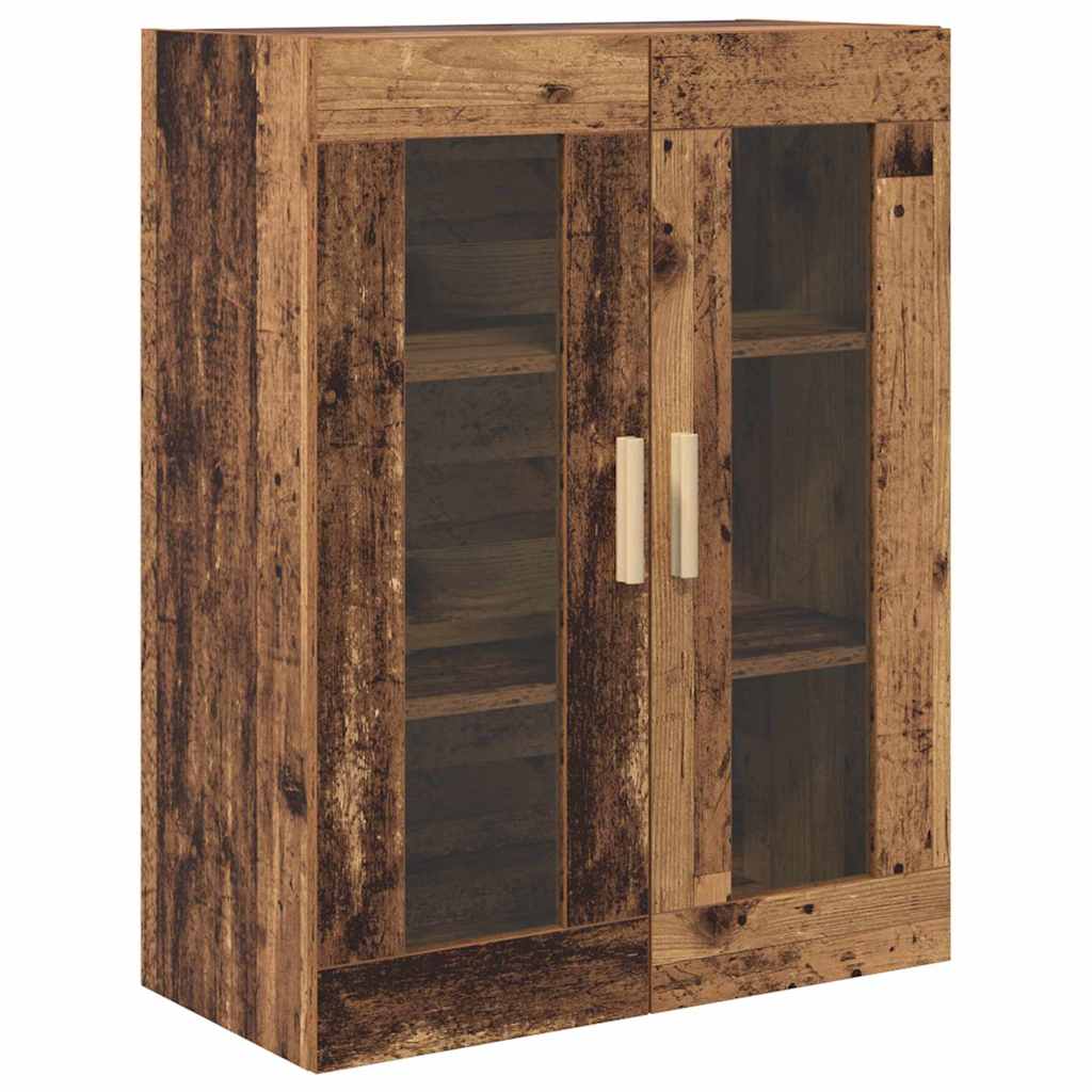 Highboard Altholz 69,5 x 34 x 180 cm Holzwerkstoff